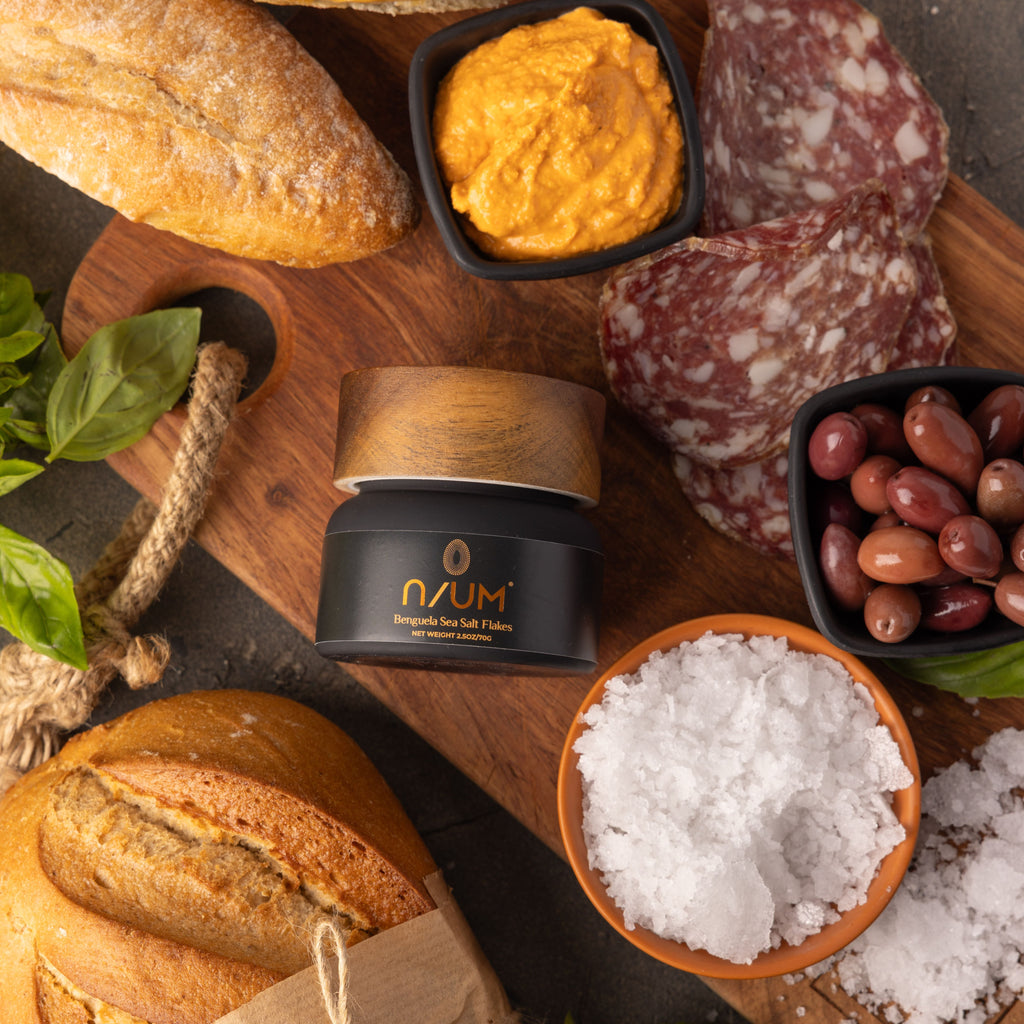 Artisan Bread with Olive Oil & Olives with Benguela Sea Salt Flakes