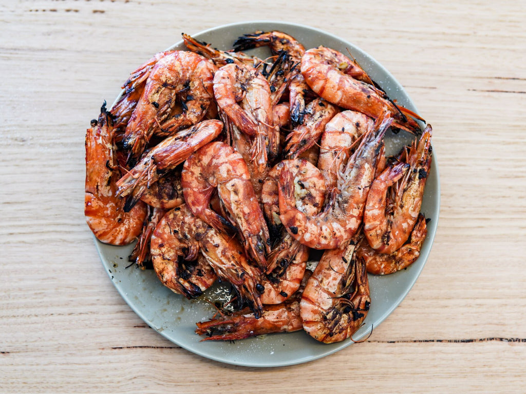 Grilled Prawns with Coconut Rice and Sacred Soutini Salt
